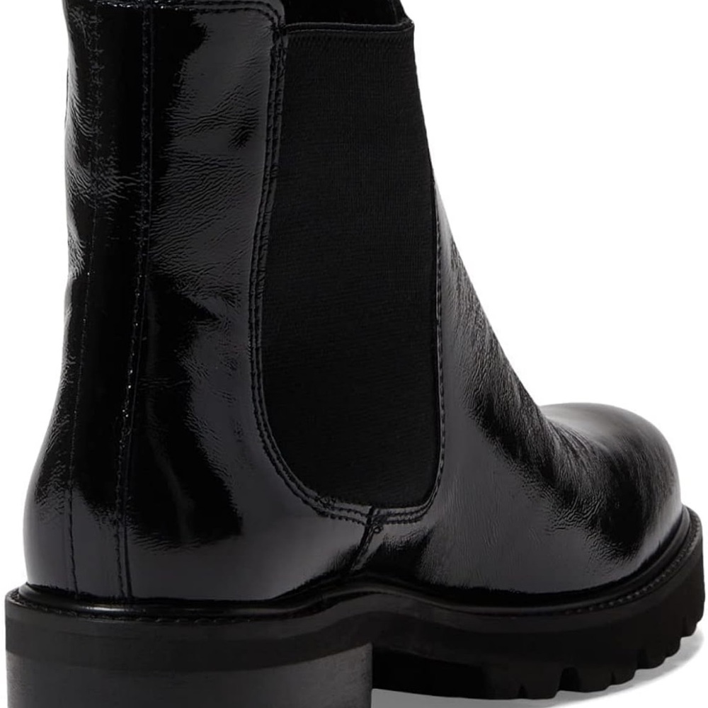 C La CANADIENNE Patent Leather Black  Boots, Size 9 - Picture 4 of 14
